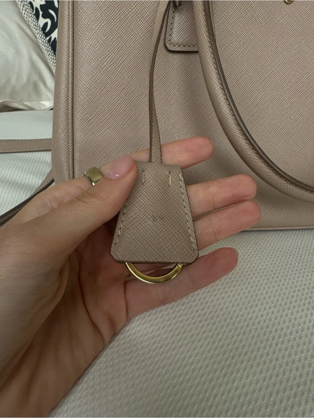 Prada structured saffiano
